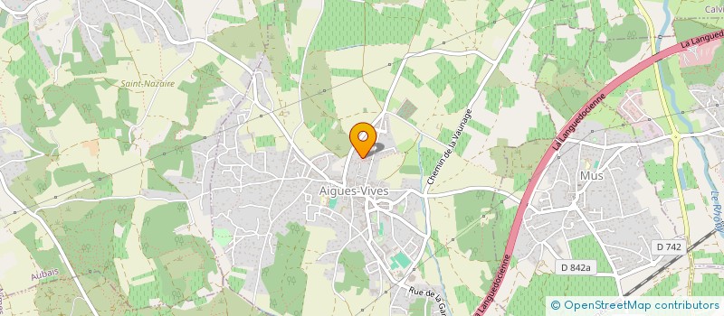 localisation de l'entreprise BATI-ALF  AIGUES-VIVES