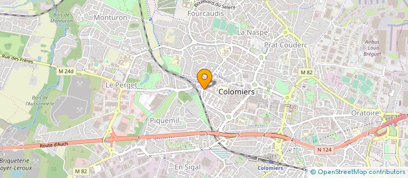 localisation de l'entreprise BATI ALL à COLOMIERS