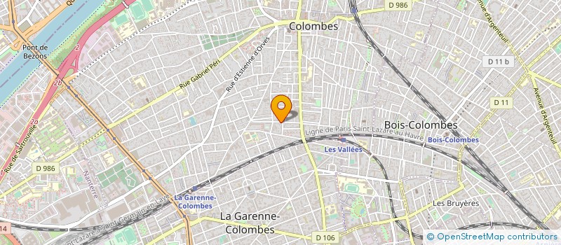 localisation de l'entreprise BATI ALLIANCE à COLOMBES