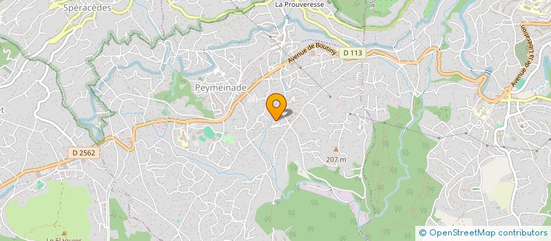 localisation de l'entreprise BATI ALPES SNC  PEYMEINADE