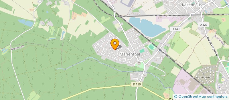 localisation de l'entreprise BATI ALSACE  HAGUENAU