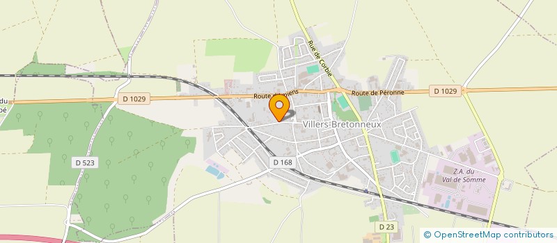 localisation de l'entreprise BATI AMIENOIS à VILLERS-BRETONNEUX