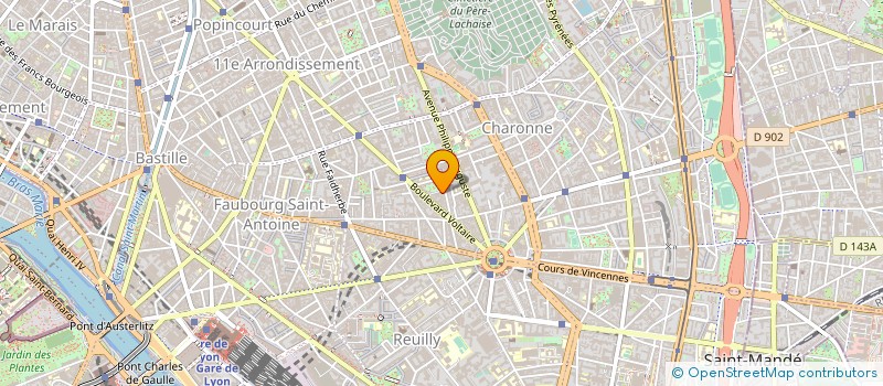 localisation de l'entreprise BATI AMOR PRO  PARIS