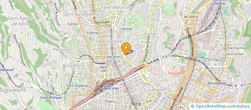 localisation de l'entreprise BATI ART à NICE