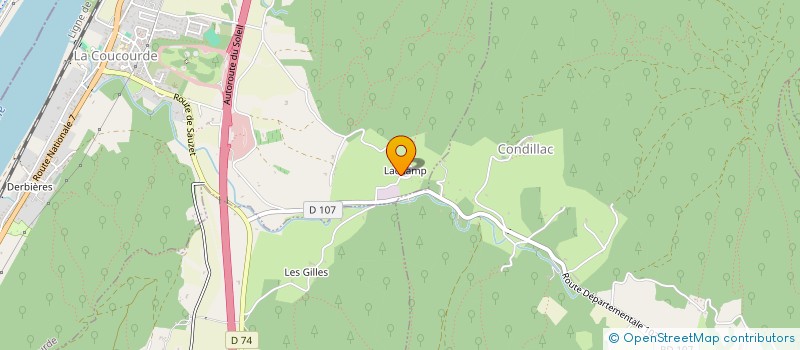 localisation de l'entreprise BATI ART'  LA COUCOURDE