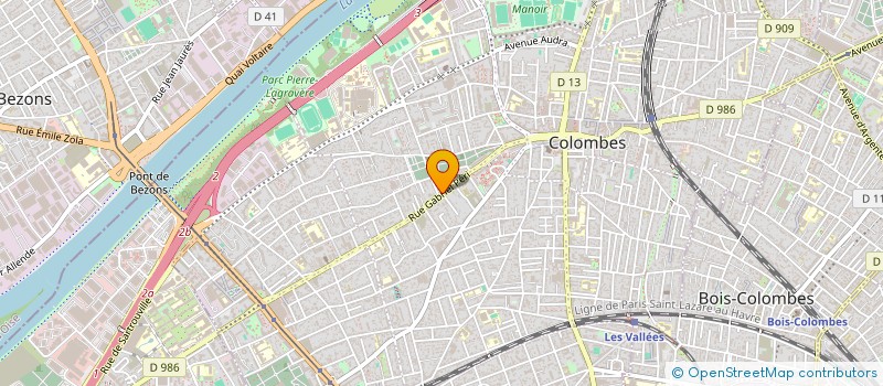 localisation de l'entreprise BATI ART 92 à COLOMBES
