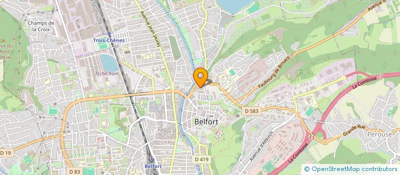 localisation de l'entreprise BATI-ART EURL à BELFORT