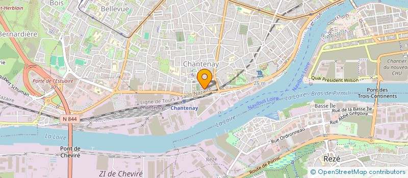 localisation de l'entreprise BATI ASSOCIES TROIS à NANTES