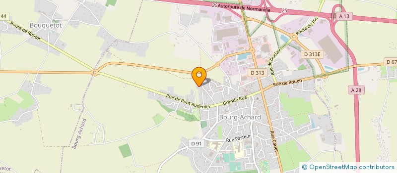 localisation de l'entreprise BATI AT2D à BOURG-ACHARD