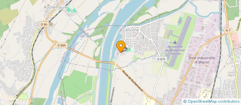 localisation de l'entreprise BATI AUBENAS  ANCONE