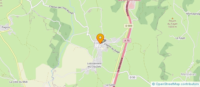 localisation de l'entreprise BATI AVENIR à SAINT FLOUR