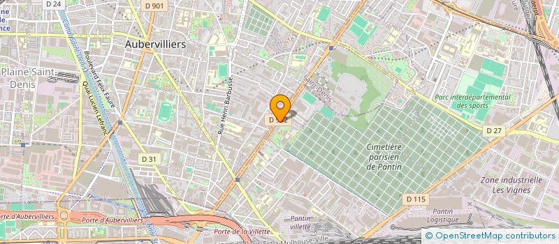 localisation de l'entreprise BATI AVENIR à PANTIN