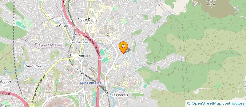 localisation de l'entreprise BATI AZUR à MARSEILLE