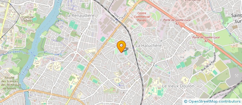 localisation de l'entreprise BATI BAC à NANTES