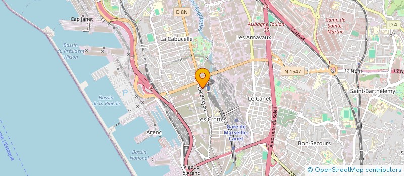 localisation de l'entreprise BATI BAM à MARSEILLE