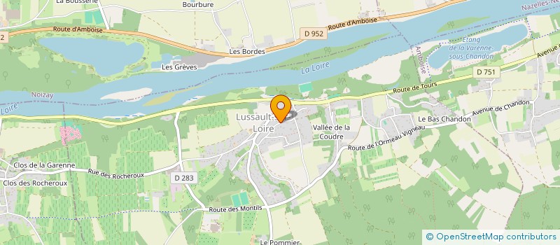 localisation de l'entreprise BATI BARRA  LUSSAULT-SUR-LOIRE