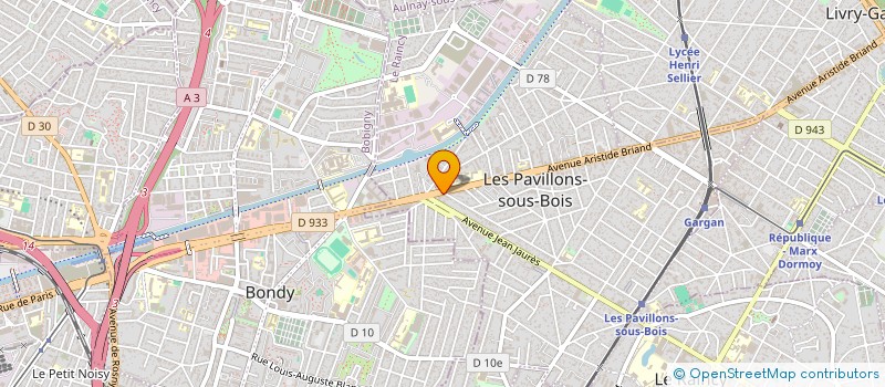 localisation de l'entreprise BATI-BAT à LES PAVILLONS-SOUS-BOIS