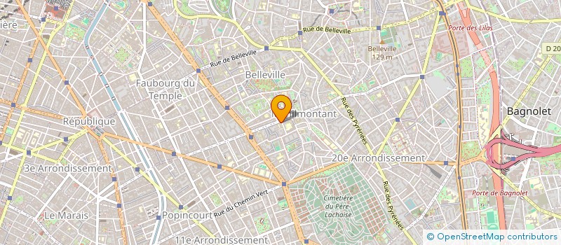 localisation de l'entreprise BATI BATS  PARIS