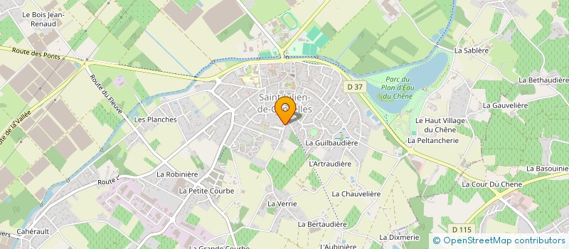 localisation de l'entreprise BATI-BEAUJOIRE à SAINT-JULIEN-DE-CONCELLES