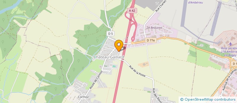 localisation de l'entreprise BATI BERNARD à CHATEAU-GAILLARD