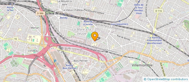 localisation de l'entreprise BATI BEST à VILLEMOMBLE