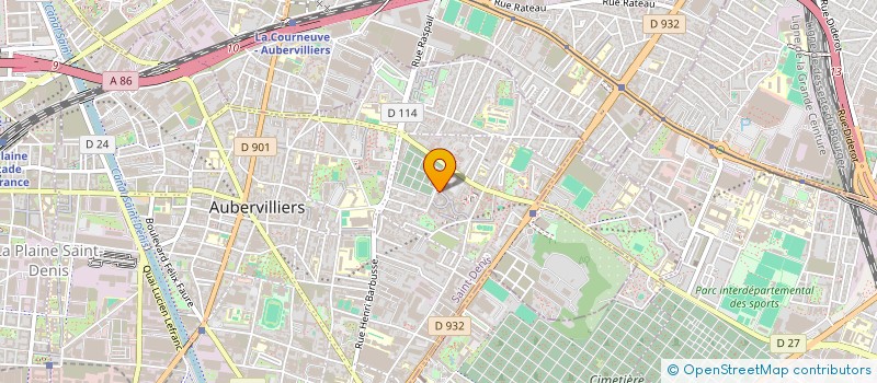 localisation de l'entreprise BATI BEST  AUBERVILLIERS
