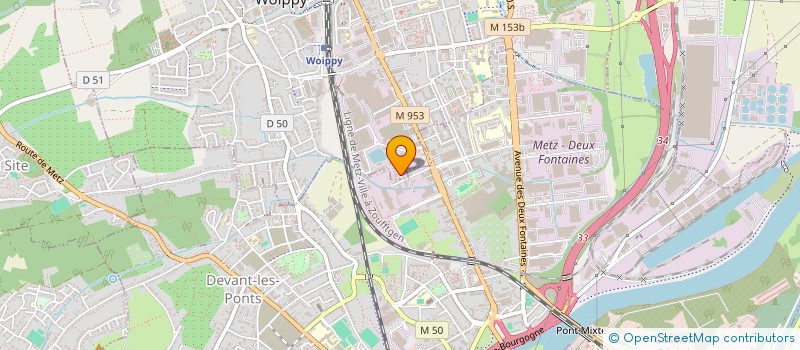 localisation de l'entreprise BATI BMR  WOIPPY