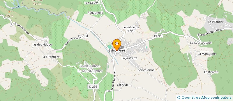 localisation de l'entreprise BATI BOIS à SAINT-JULIEN