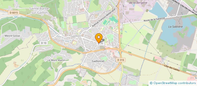 localisation de l'entreprise BATI'BOIS à GAILLON