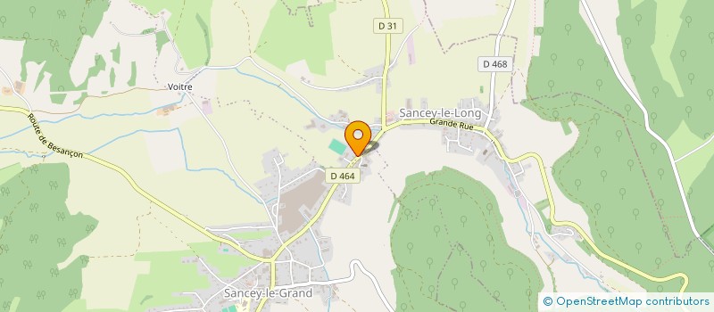 localisation de l'entreprise BATI'BOIS  SANCEY