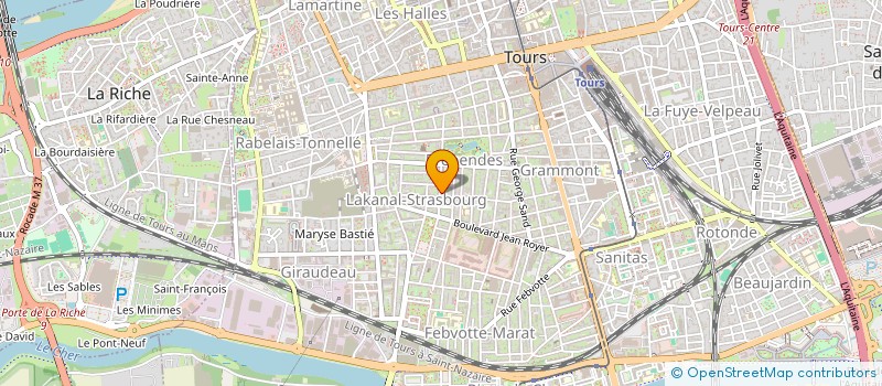 localisation de l'entreprise BATI BOIS CONCEPT  TOURS