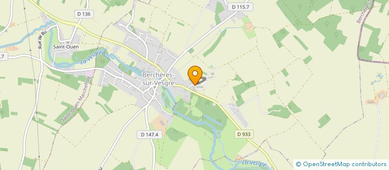 localisation de l'entreprise BATI BOIS NATURE  BERCHERES-SUR-VESGRE