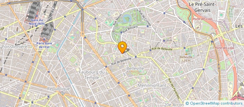 localisation de l'entreprise BATI BOLIVAR SARL  PARIS