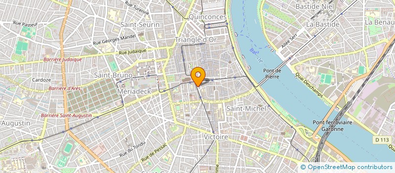localisation de l'entreprise BATI-BORDEAUX à BORDEAUX