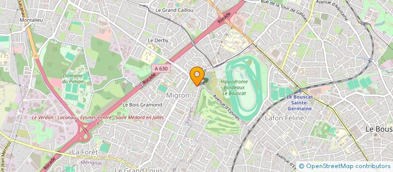 localisation de l'entreprise BATI BORDEAUX BOZZI  BORDEAUX