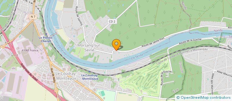 localisation de l'entreprise BATI-BOULOGNE  MORSANG-SUR-SEINE