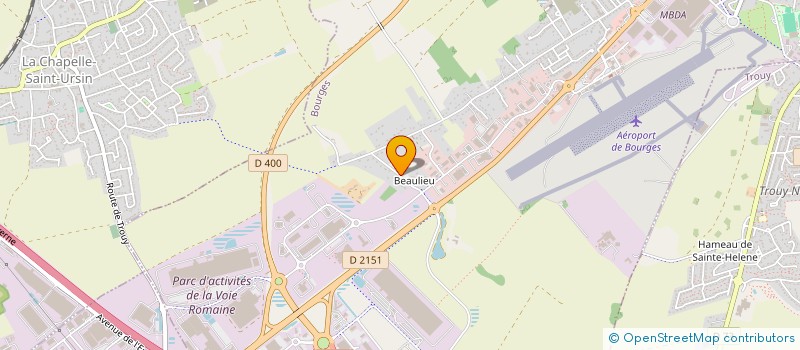 localisation de l'entreprise BATI BOURGES  BOURGES