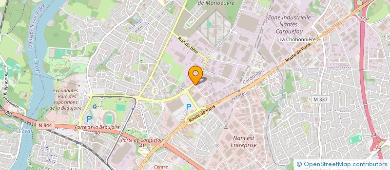 localisation de l'entreprise BATI BRADE à NANTES