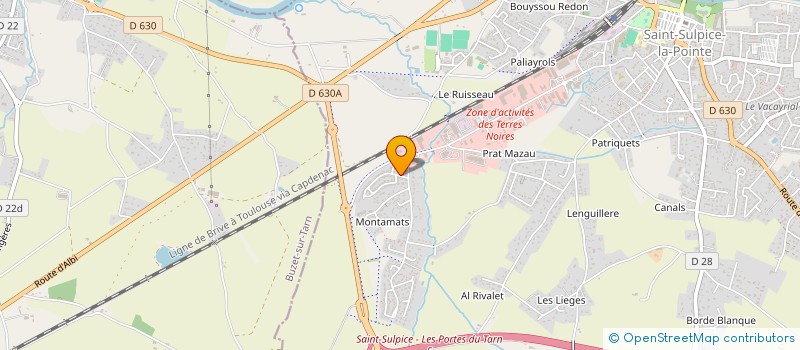 localisation de l'entreprise BATI BRAUCOL à SAINT-SULPICE-LA-POINTE