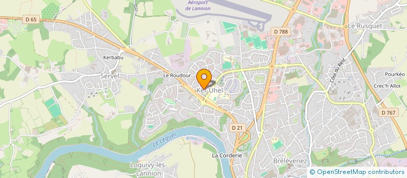 localisation de l'entreprise BATI BREIZH à LANNION