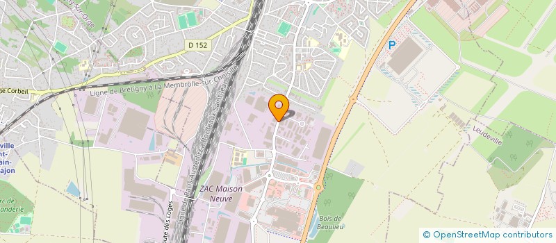 localisation de l'entreprise BATI BRICO DECO à BRETIGNY-SUR-ORGE