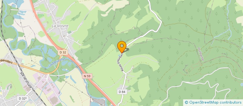 localisation de l'entreprise BATI C.E.N.T.E.R à SAINT-DIE-DES-VOSGES