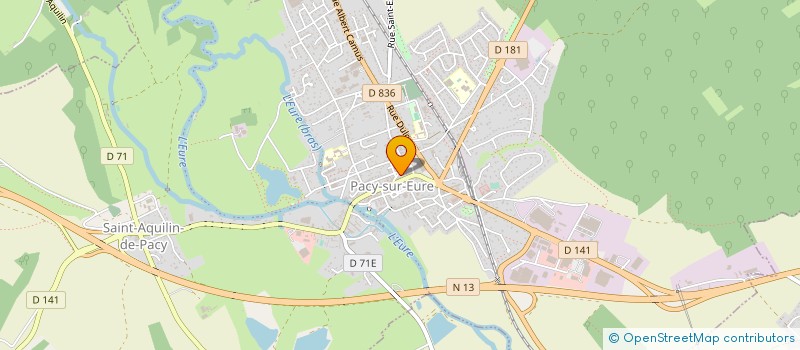 localisation de l'entreprise BATI CAN  PACY-SUR-EURE