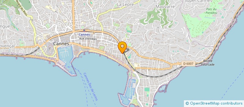 localisation de l'entreprise BATI'CANNES CONCEPT RENOVATION à CANNES