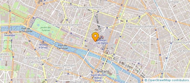 localisation de l'entreprise BATI CAPITAL à PARIS