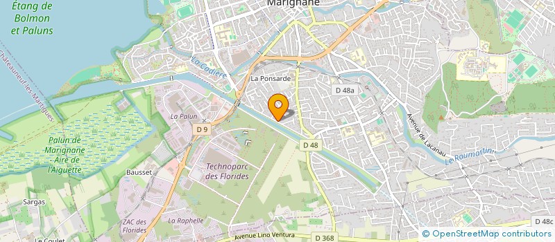 localisation de l'entreprise BATI CAR PATRIMOINE  MARIGNANE