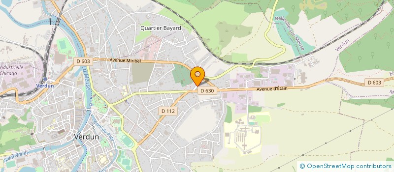 localisation de l'entreprise BATI CARRELAGE à VERDUN