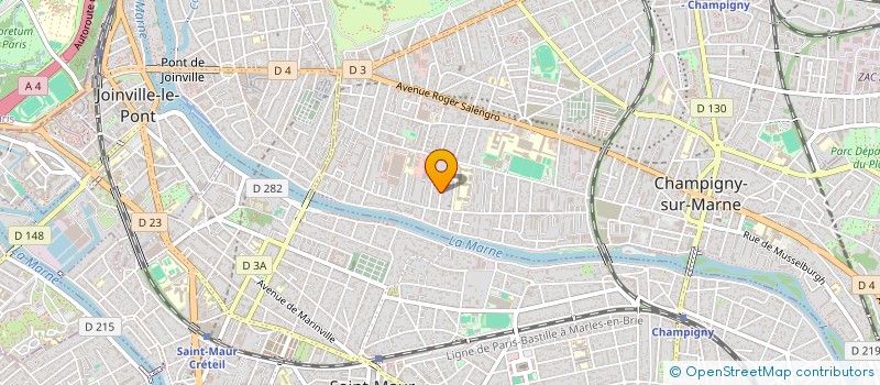 localisation de l'entreprise BATI CASA à CHAMPIGNY-SUR-MARNE