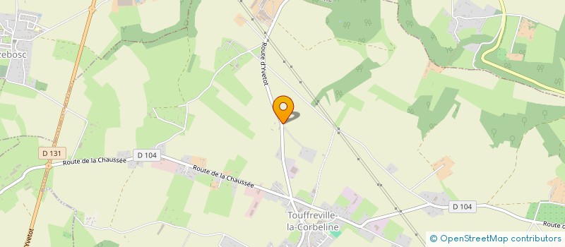 localisation de l'entreprise BATI-CAUX  TOUFFREVILLE-LA-CORBELINE