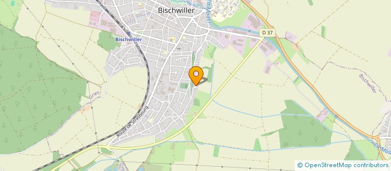 localisation de l'entreprise BATI CENTER à BISCHWILLER